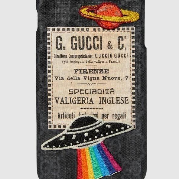 GUCCI グッチ UFOクーリエ/ナイト iPhone7plus ケース 473914 K9GRT 8919